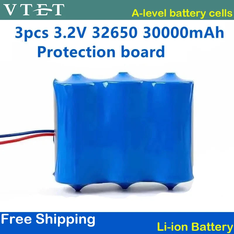 2025 Nuova batteria per lampada solare Batteria al litio di grande capacità da 3,2 V Lampada stradale solare Batteria per proiettore con pannello di protezione BMS