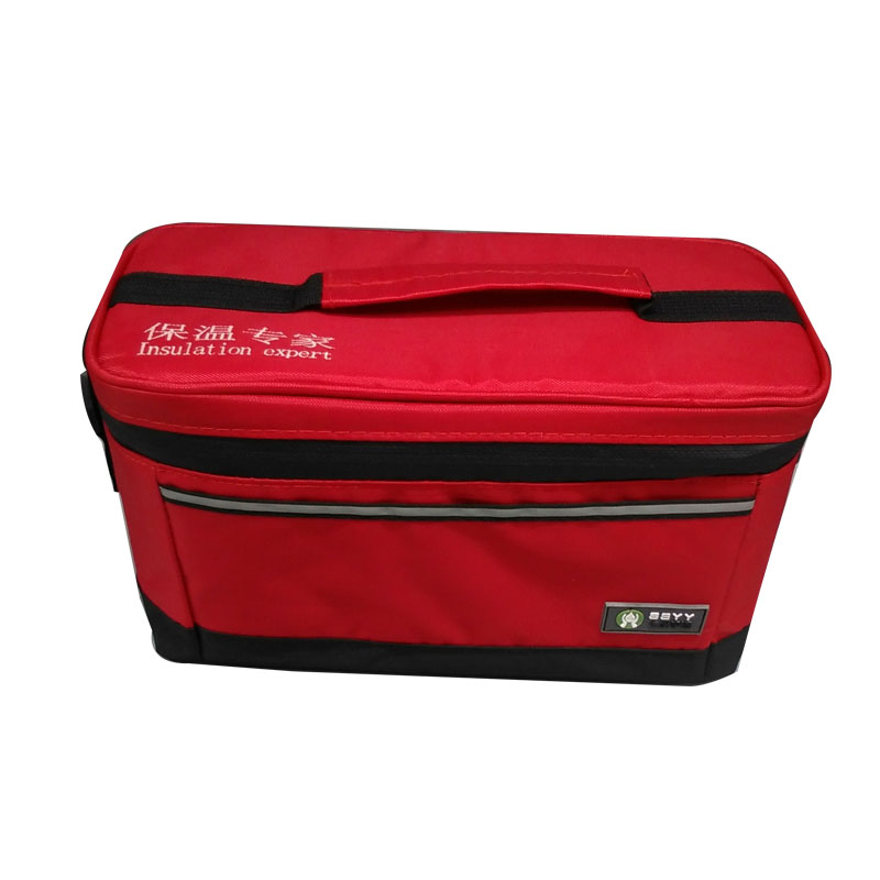 More size style thermal bag student lunch box oxford 10mm cotton thicker picnic cooler bag bolsa termica: normal red