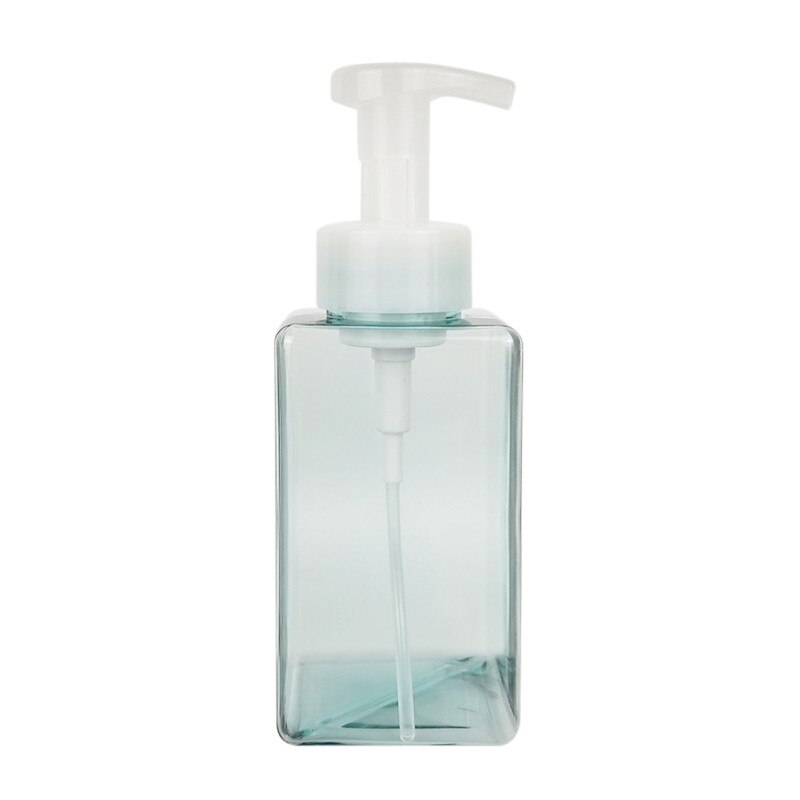 450ml Square Clear Foaming Bottle Liquid Soap Whipped Mousse Points Bottling Shampoo Lotion Shower Gel Foam Pump Bottles #