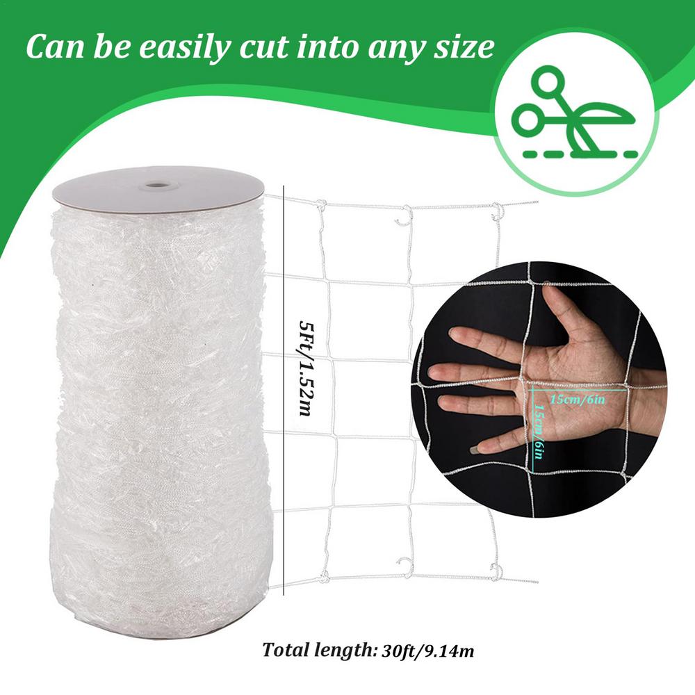 Tuinlatwerk Netting Heavy Duty Nylon Plant Gaas Voor Tuinen Gaas Tent Plant Ondersteuning Net Tuinnet Accessoires: green