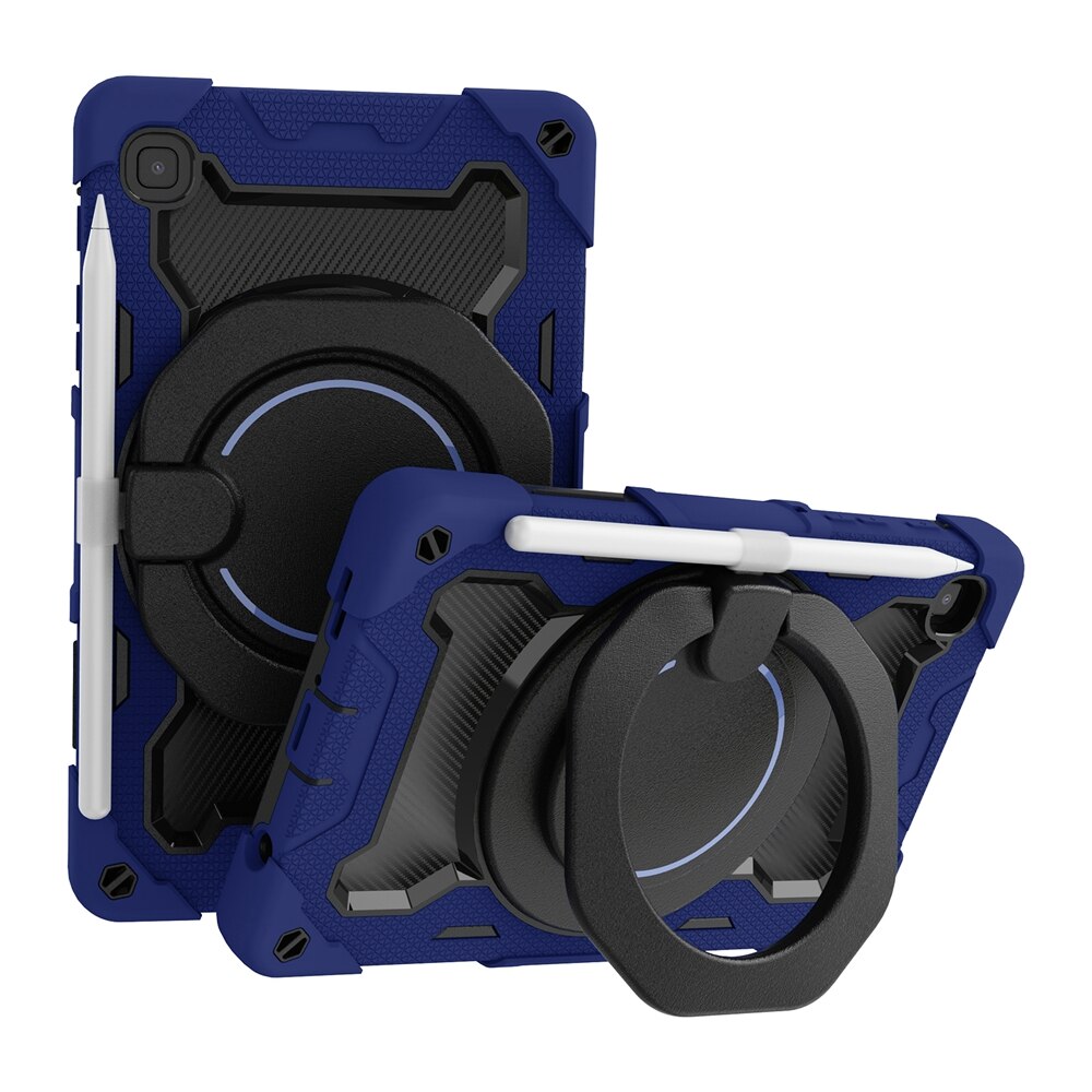 Kids Case for Samsung Galaxy Tab A7 Lite Case 8.7 Inch SM-T220 T225 Tablet Protective Cover with 360 Rotation Handheld Funda: Navy