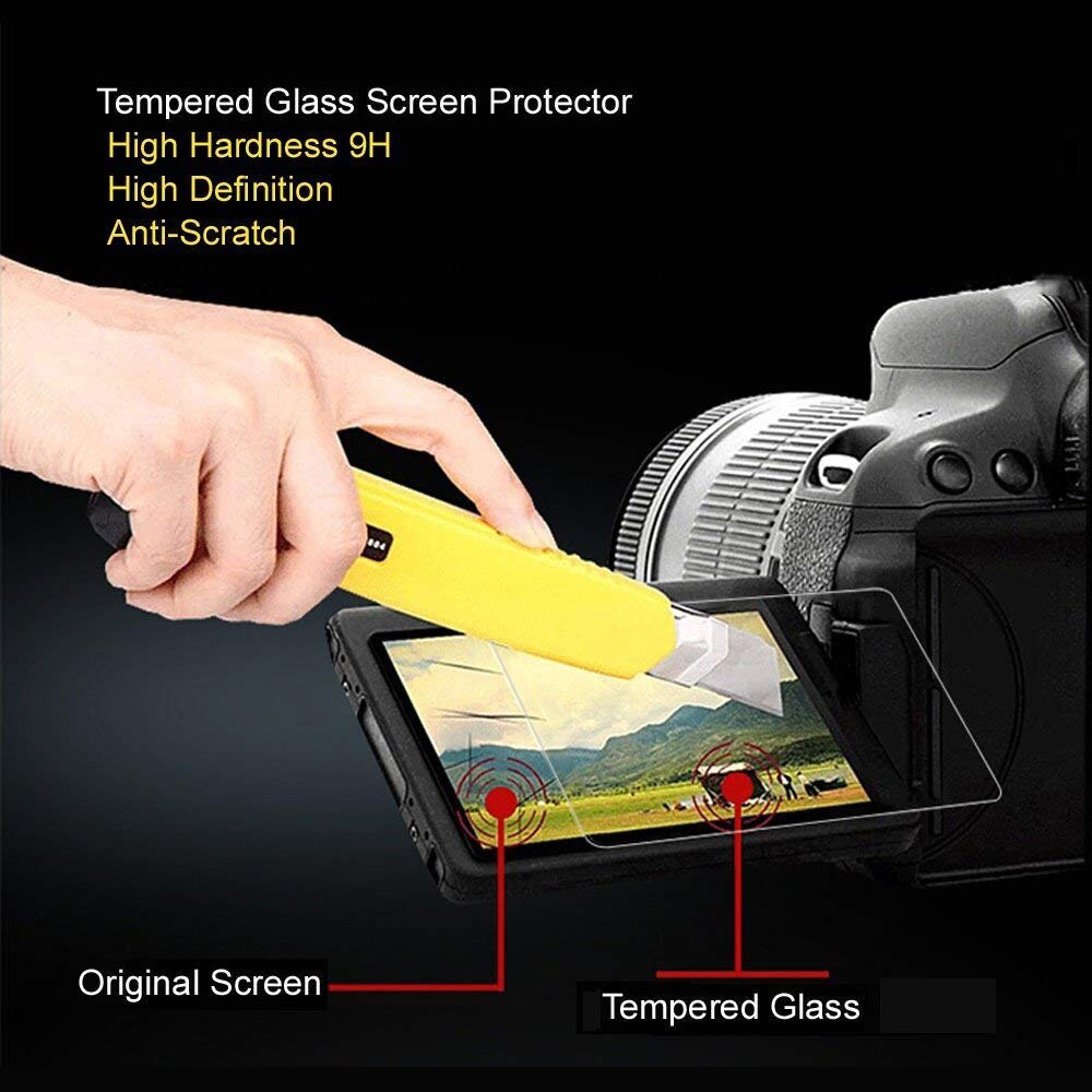 Camllite kamery ochrona ekranu LCD szkło optyczne Film osłona na nikona lustrzanka cyfrowa D750 D800 D810 D850 D7500 D7200 D7100 D90