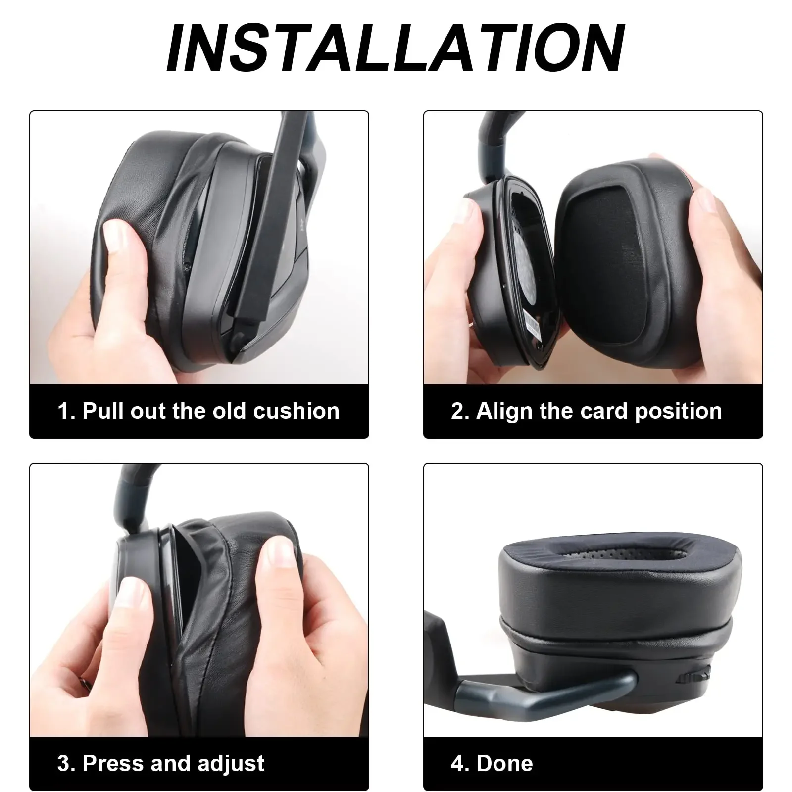 For Corsair Void/Void Pro/Void Elite/Surround Wired & Wireless RGB USB Headset Gaming Earpads upgraded cooling Gel ear cushions