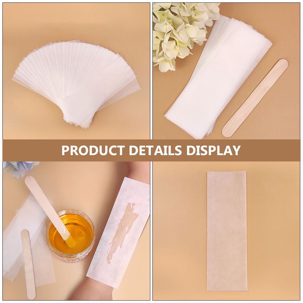 Papier épilateur confortable, 30 pièces, papier pour épilation à la cire