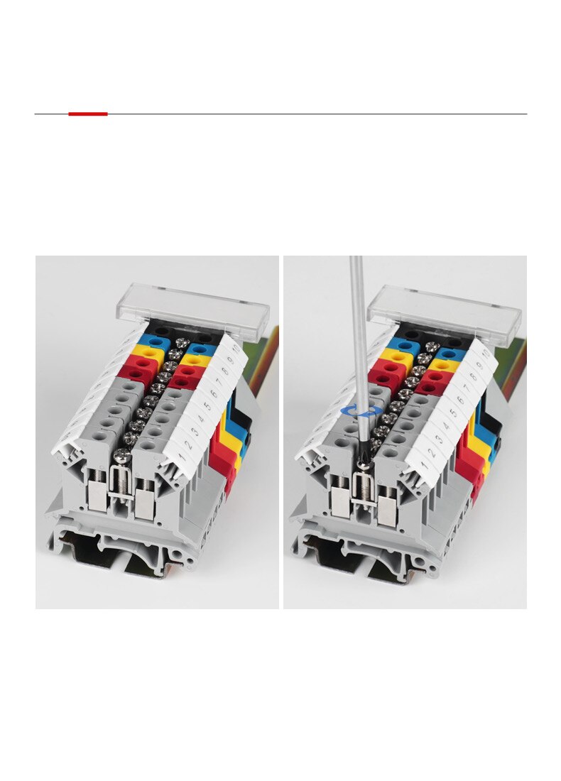 ZYCN 1PCS Fixed Bridge FBI 10-4/5/6/8 For UK-2.5B 5N UDK-4 Din Rail Screw Terminal Block Accessories
