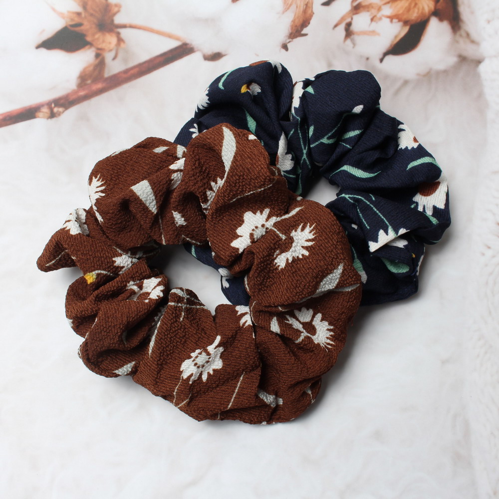 Chouchous élastiques à rayures et points, 2 pièces/lot, élastique pour queue de cheval, bandeau, corde pour cheveux, cravate, Stipe pour femmes et filles