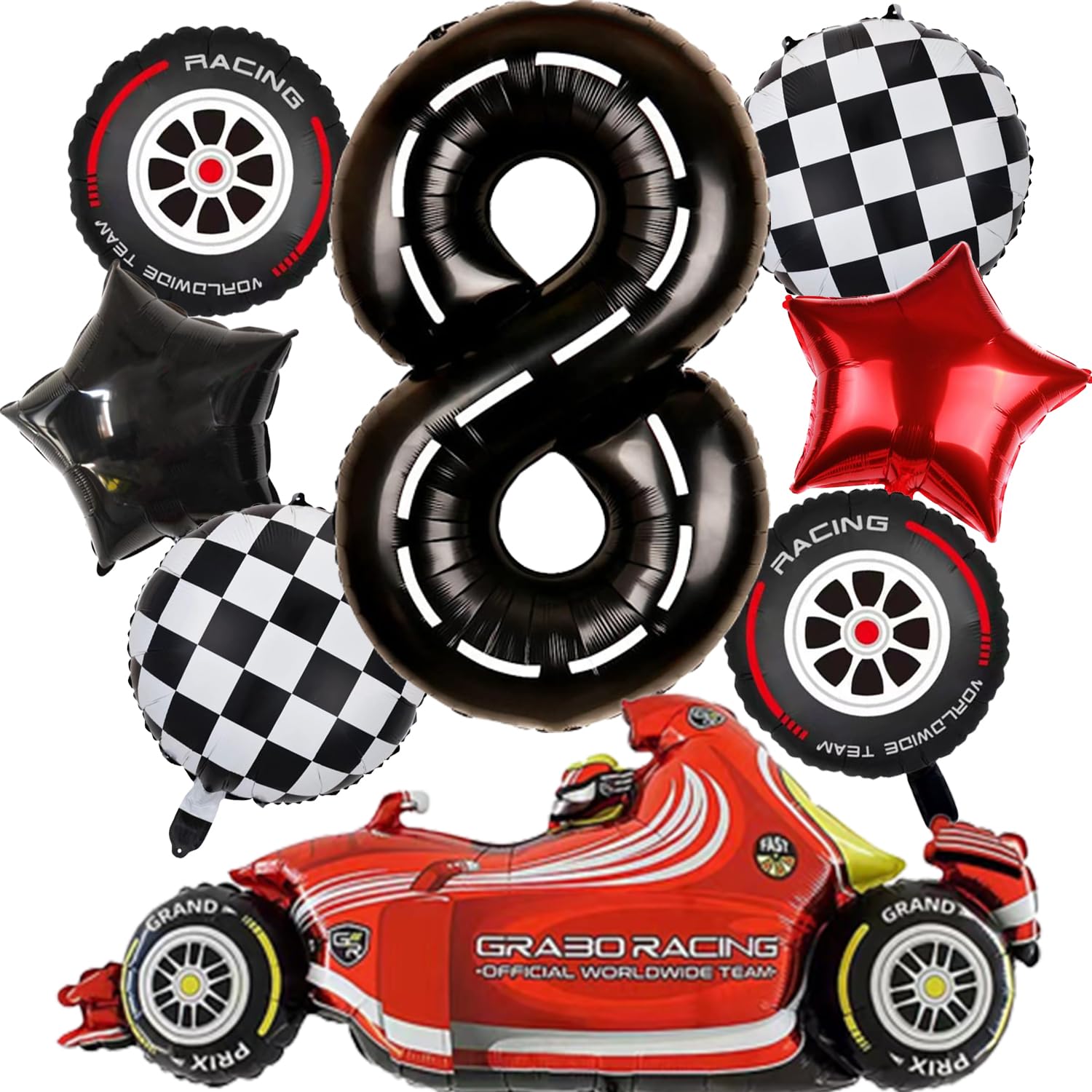 Checkered Disposable Tableware Plates Cups Napkins Racing Car Birthday Party Decorations Race Track Tablecloth Boy Party Favors