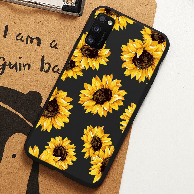 Phone Case For Samsung Galaxy A41 Cover 6.1" Flower Butterfly Soft Silicone Cases For Samsung A 41 a41 Back Cover Fundas Protect: Khe95-10xrk