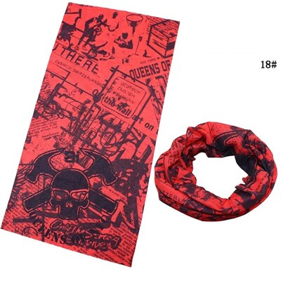 Bandana de ciclismo multifunción para bicicleta, gorra para ciclista sin costuras de verano para hombre, diadema para sudor, pañuelo de cabeza de pirata: 18