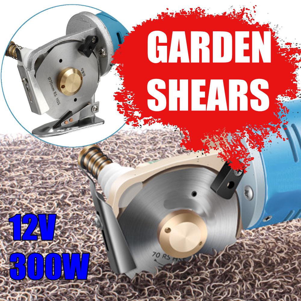 300W 12V 25mm Electric Tailoring Scissors Fabric Cutting Tools Leather Cloth Cutter Machine Blade Cutting Saws for Bosch Battery