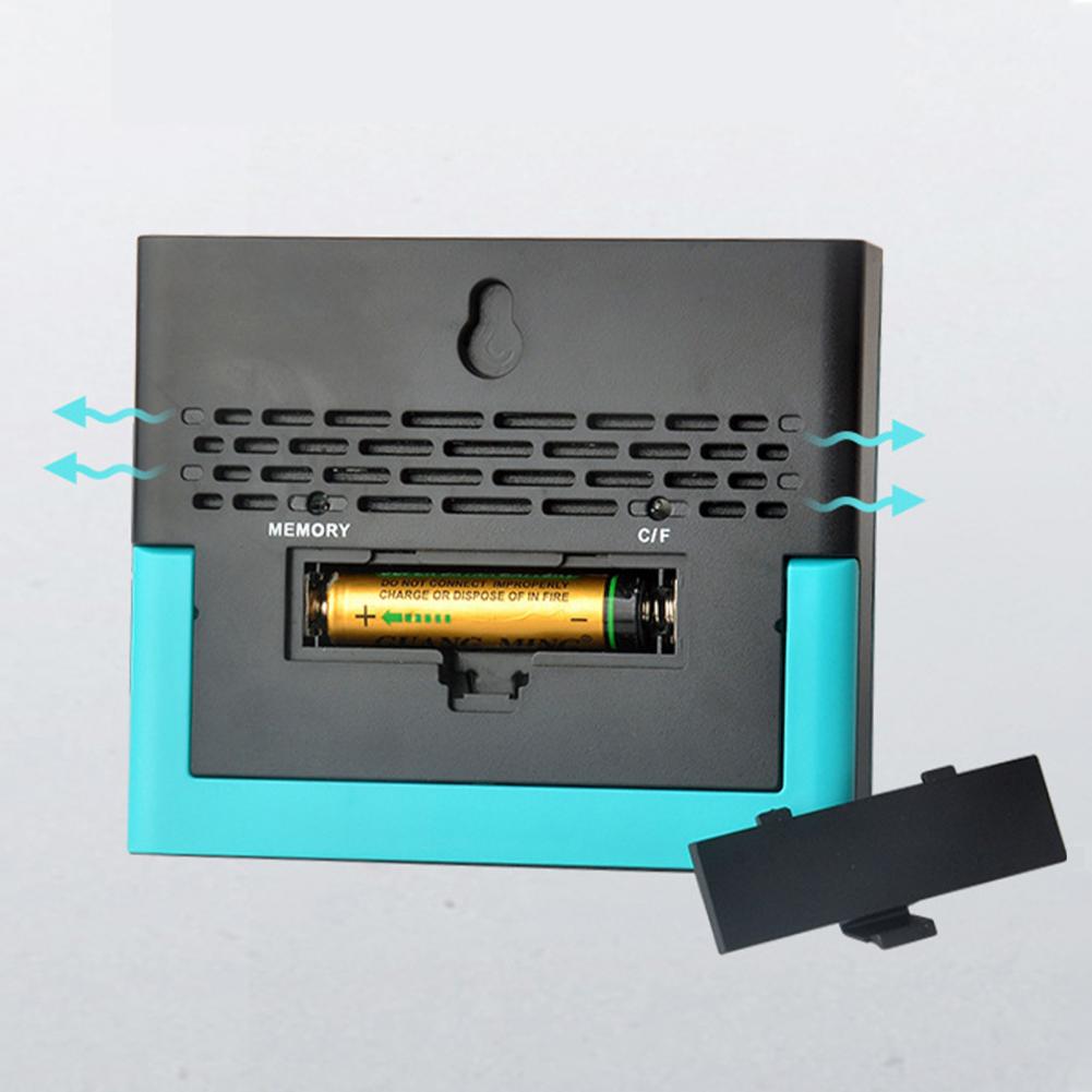 LCD Digital Temperature Humidity Meter Backlight Home Comfort Indicator ABS Electronic Hygrometer Thermometer Weather Station