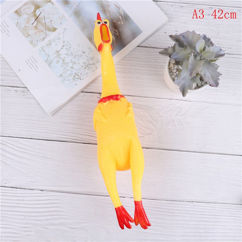 1 stücke 17cm 31cm 41cm Schreien Huhn quetschen Klang-Spielzeug Haustiere Spielzeug Produkt Hund Spielzeug Shrilling Dekompression werkzeug Lustige Spielereien: A3