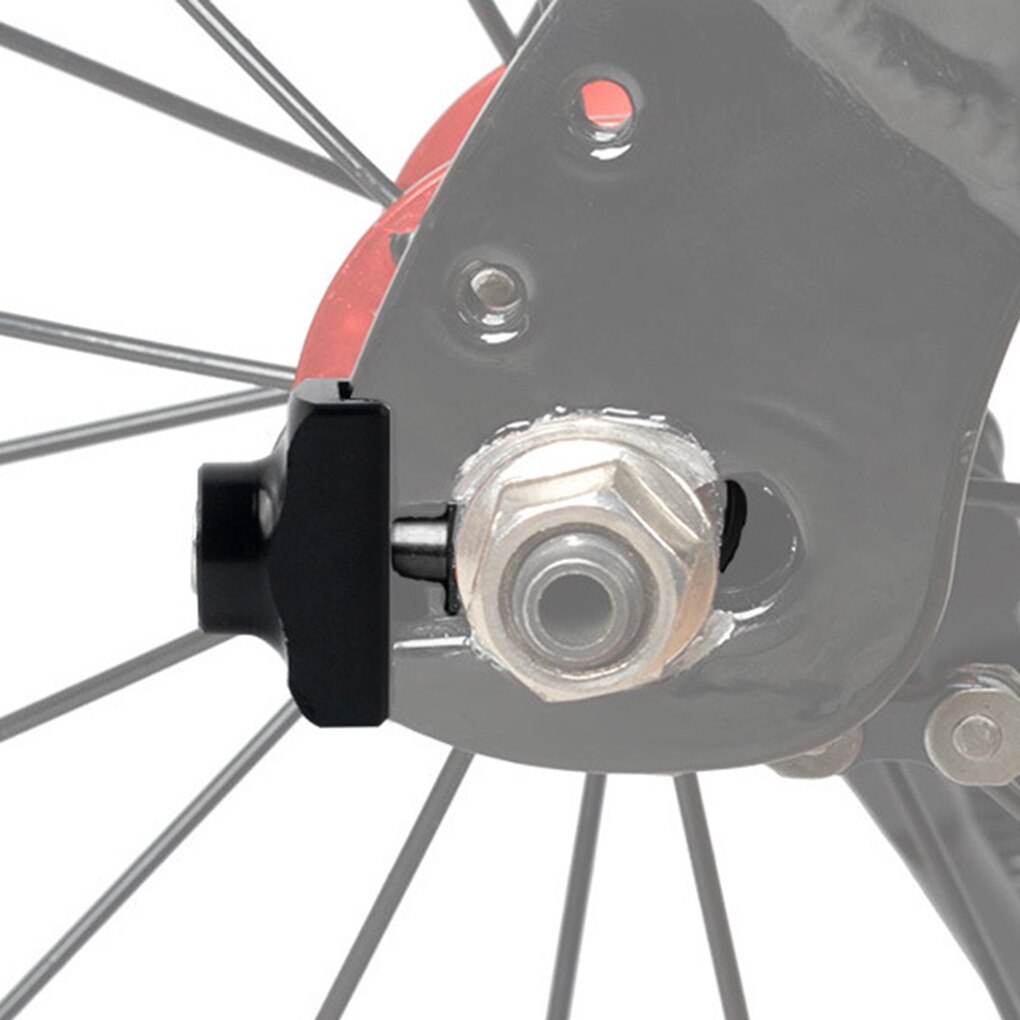 Cierre de Ajustador de cadena de bicicleta plegable aleación de aluminio bicicletas tensor de cadena accesorios de ciclismo