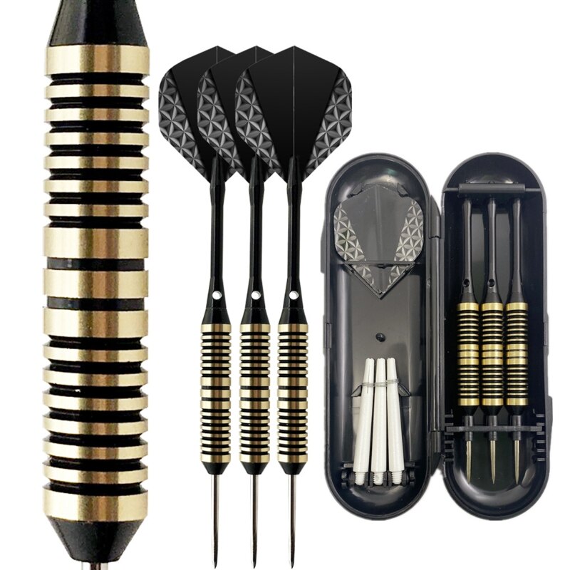 Steel Tip Darts Set-Professionele 24 Gram Darts W/Aluminium Assen Messing Vat