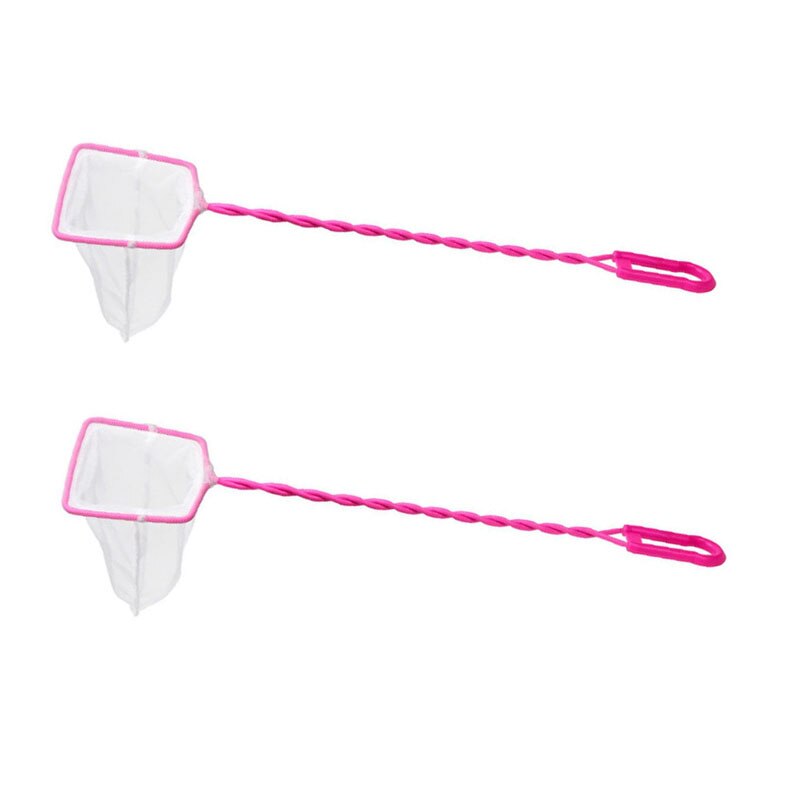 1 stk akvarietilbehør langt håndtag firkantet akvarie akvarium fiskenet landingsnet til fisk holdbare produkter