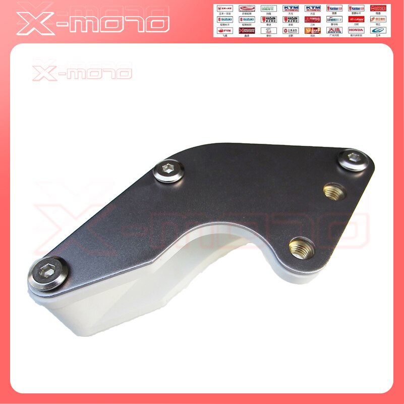 Aluminum With Plastic Chain Guard Guide Protector Chain Roller For XR TTR KOYO CRF KLX 50 70 110 Motorcycle Motocross Dirt Bike: Gray