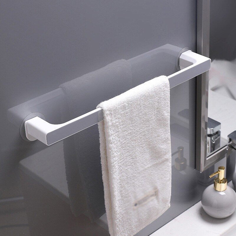 Badkamer Handdoek Opbergrek Muur Gemonteerde Badkamer Haak Gratis Geperforeerde Rag Opknoping Houder Keuken Doekjes Opknoping Gadgets