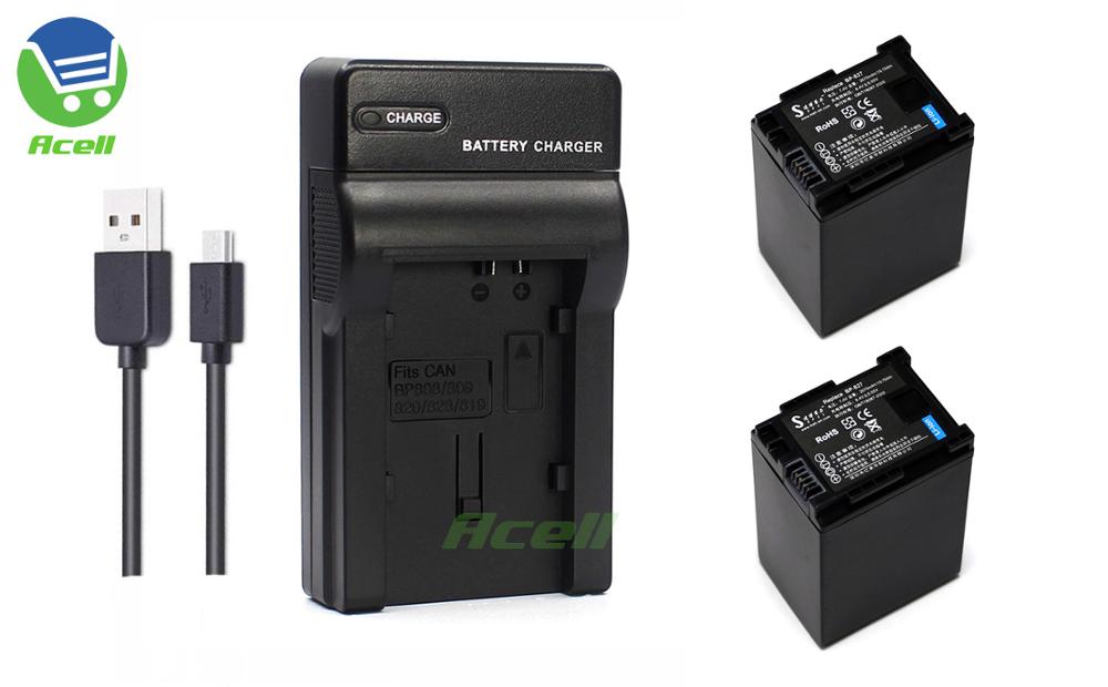 Vhbw 3X Batterie Compatible Avec Canon Legria HF M306 HD, HF M306