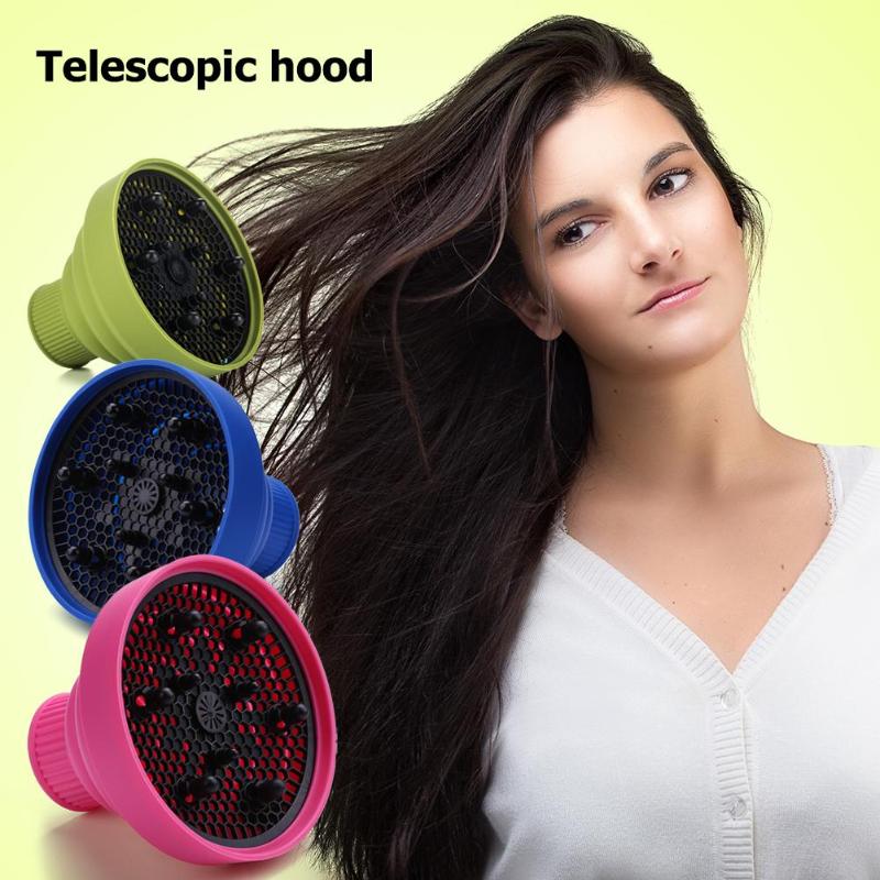 Siliconen Haardroger Diffuser Cover Siliconen Opvouwbare Haar Cover Kapsalon Curly Styling Haarverzorging Mode