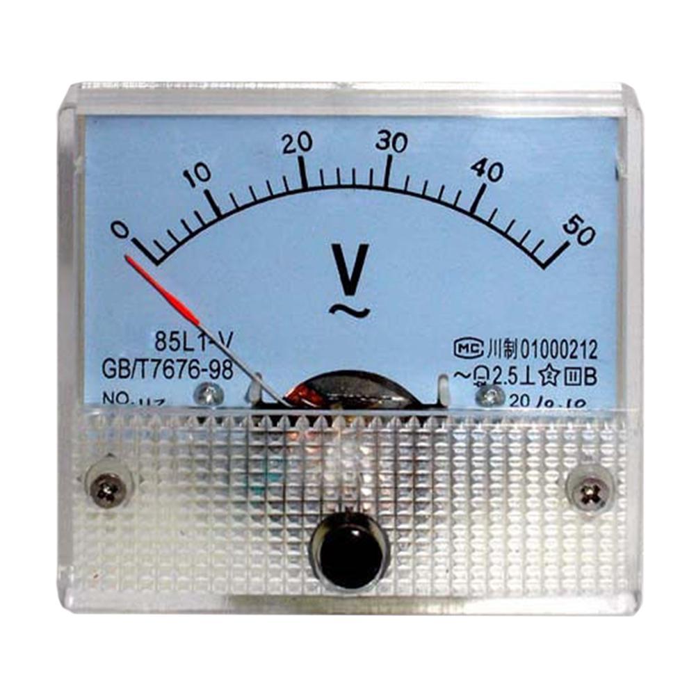 AC Ampere AC Voltmeter Analog Tafel Meter Amperemeter 10mA-30A Voltmeter 5-500V: I