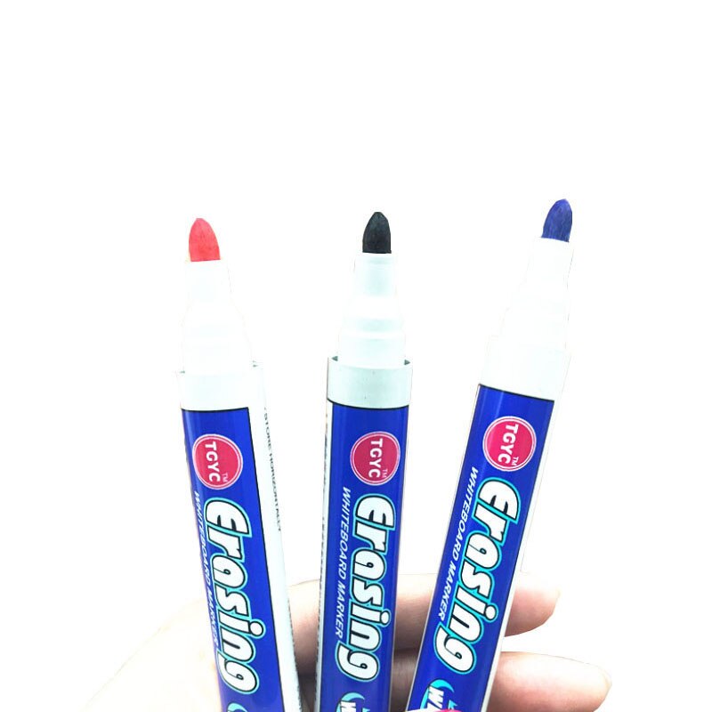 Stylo pour tableau blanc Rubable, sûr et , eau rouge, noir, bleu, marqueur trois couleurs en option, fournitures scolaires et de bureau