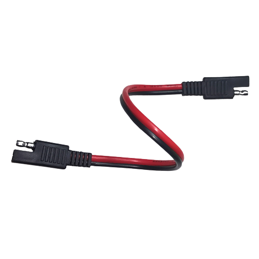 2 Pin SAE Power Automotive Extension Cord Cable 14AWG 30cm SAE to SAE Quick Connector Solar Battery Plug Wire Accessories