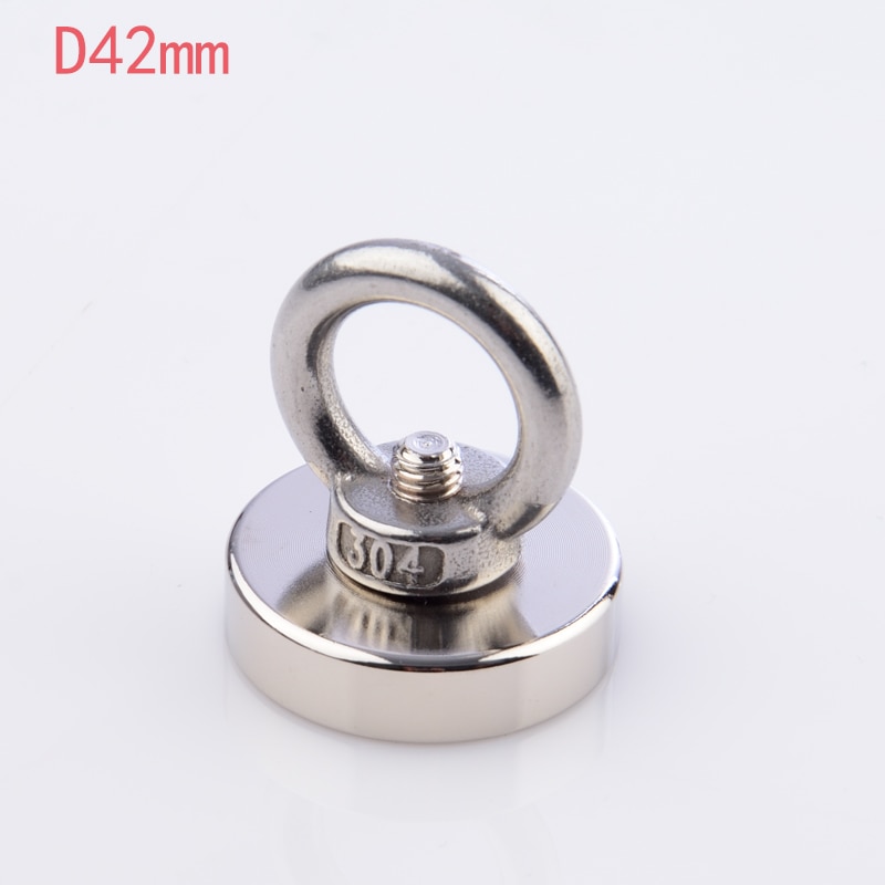 Sterk neodym magnet fiskekrok søkemagneter 0-80kg for vannmåler magnetisk utstyr holder