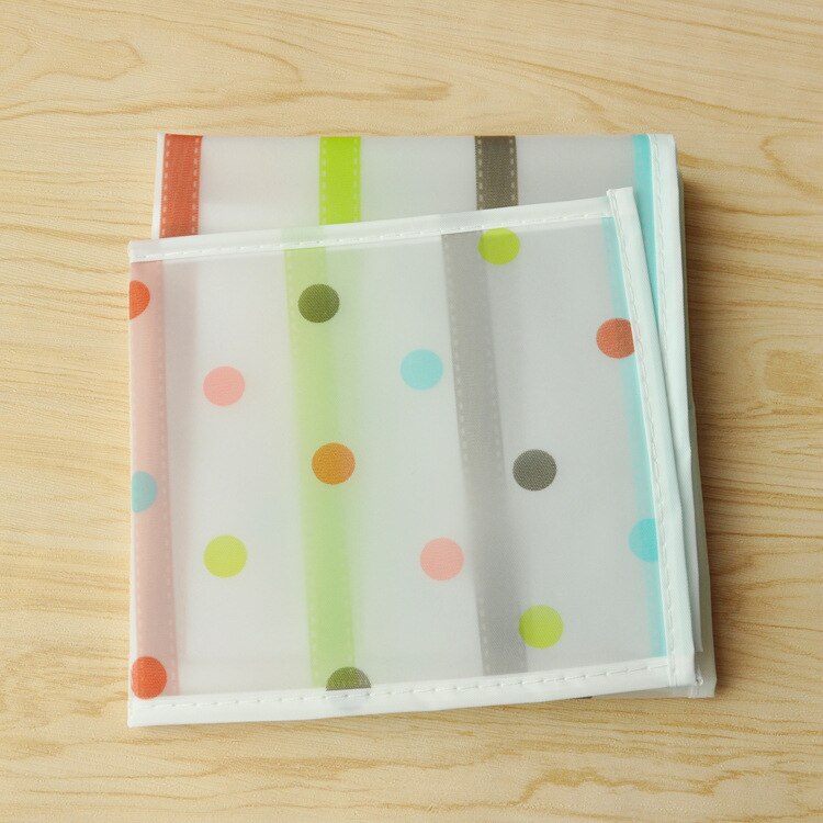 Värikäs peva-materiaali vedenpitävä mikroaaltouunin pölysuoja tuplataskuinen mikroaaltouunin kansipyyhe helppo puhdistaa 85*34cm: Ilmoitus