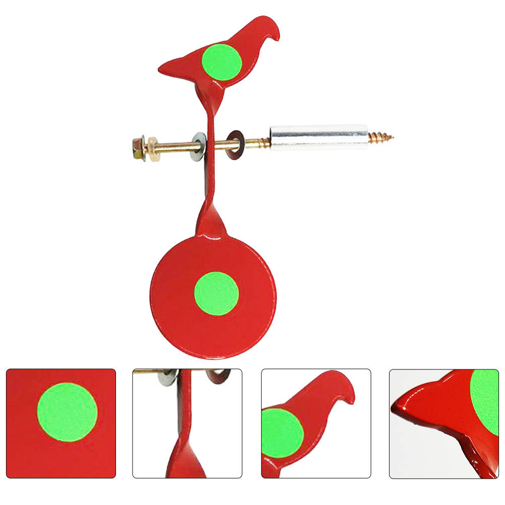 Shooting Practice Target Courtyards Tree Mounted Target Alloy Shooting Target for Household Children