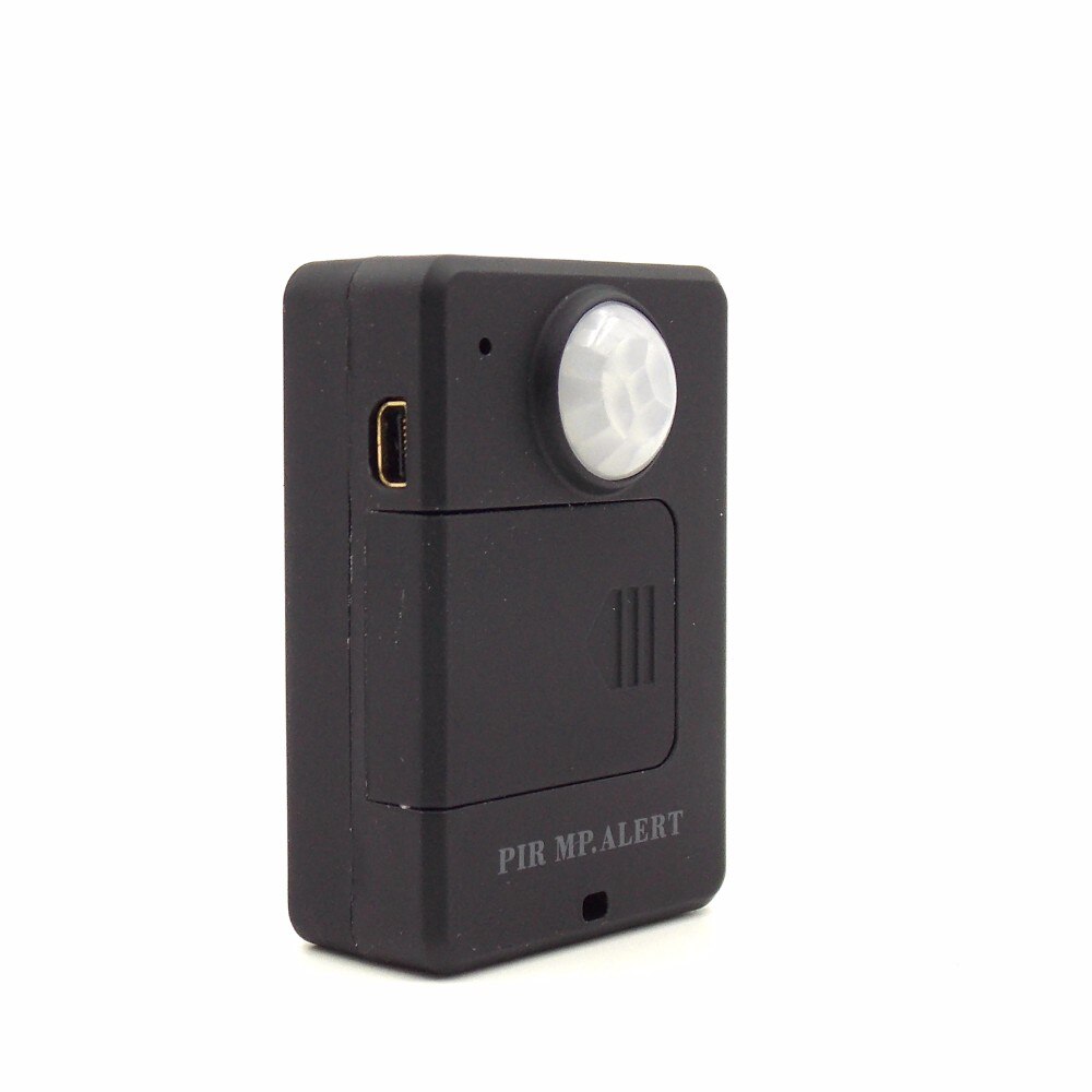 Mini Wireless PIR Infrared Sensor Motion Detector GSM Alarm System Anti-theft black A9