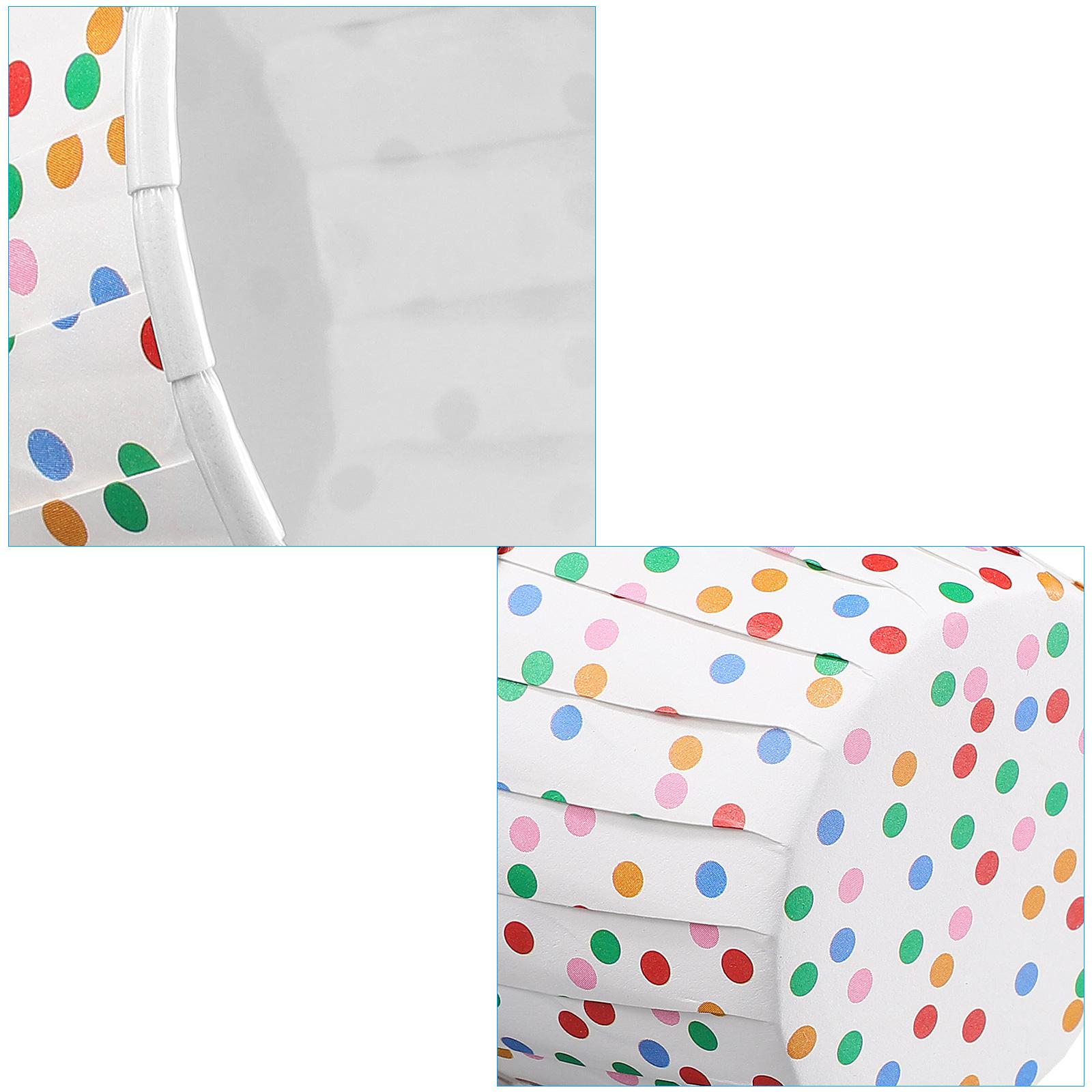 100pcs CabilockPolka Dot Paper Treat Cups Disposable Dessert Bowls for Sundae Cake Ice Cream