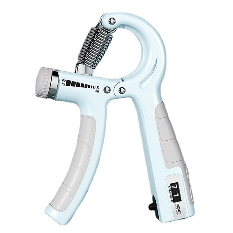 Smart Adjustable Counting Grip Device Hand Training Arm Force Device Portable Fitness Equipment 5-60kg Adjustable: Auburn