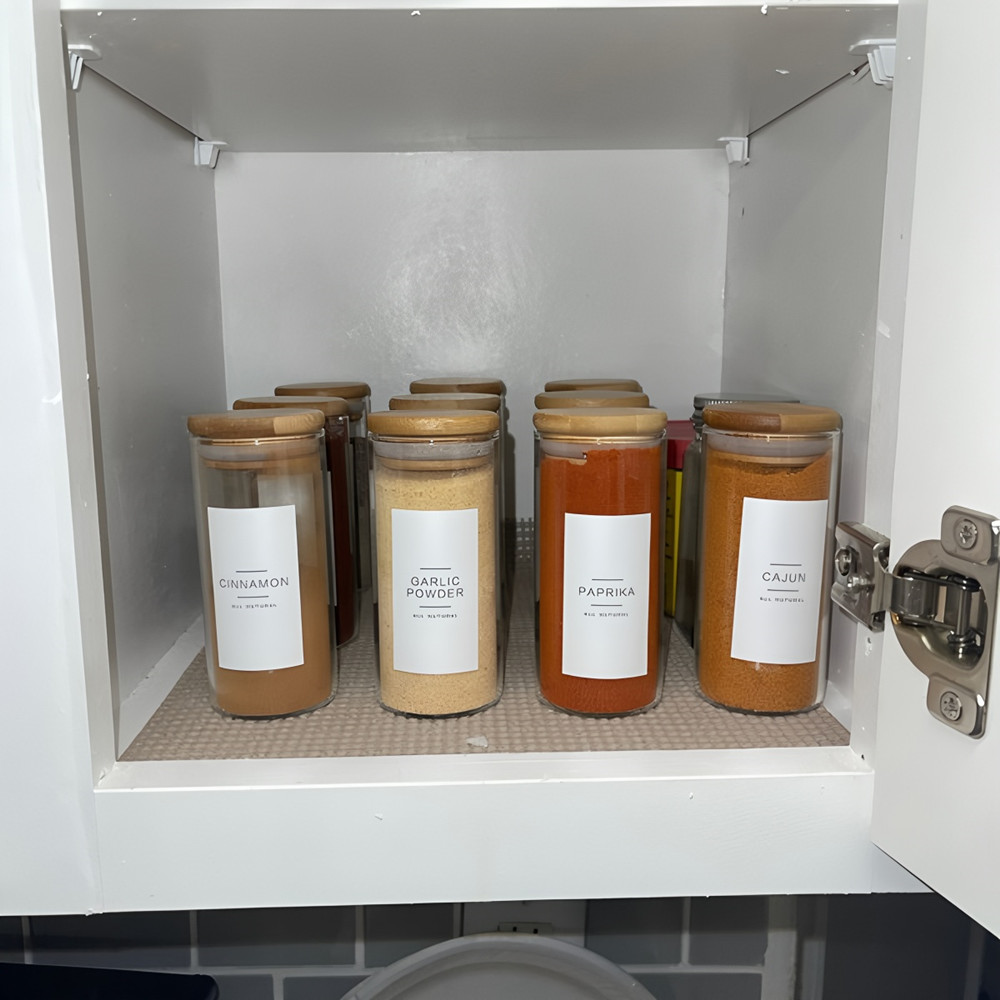 Spice Jar Labels, Modern Collection, Water and Oil Resistant Stickers, Kitchen Organization Stickers, by The Dweling Comp