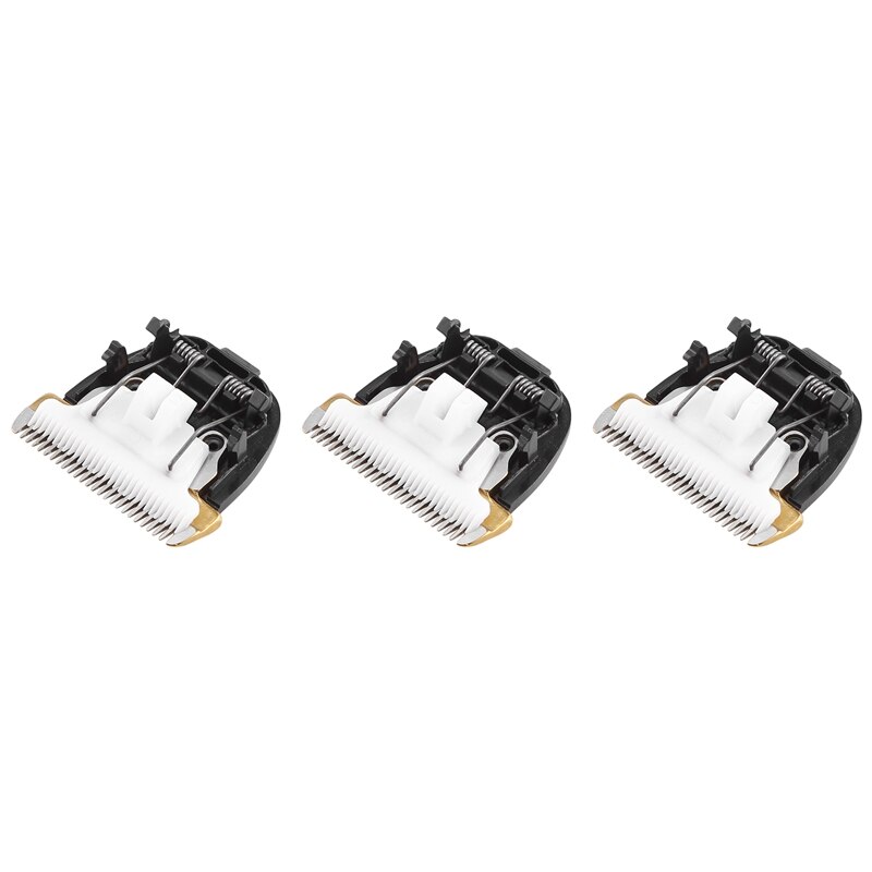 3X Pflege Keramik Cutter Kopf Rasierklinge 40Mm 24 Zähne Für Ebene Haarschneidemaschine Trimmer