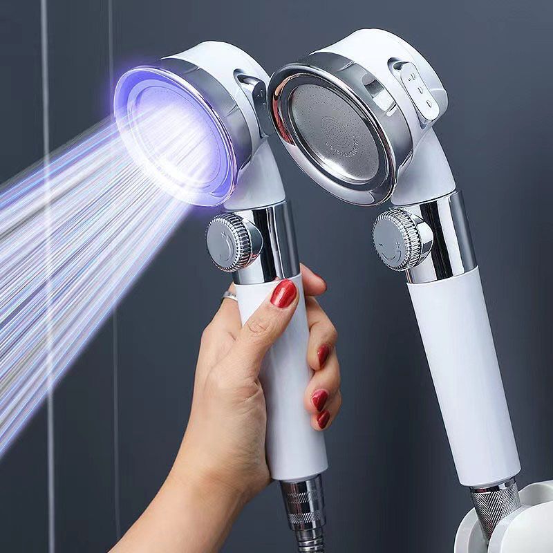 High Pressure Shower Head with switch on/off button Bathroom 3-Function SPA Filter Bath Head Water Saving Shower