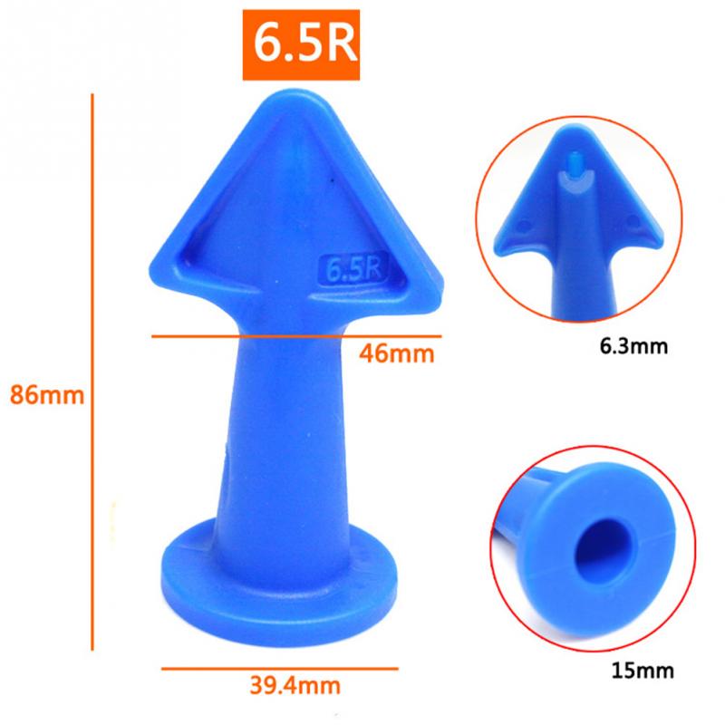 Caulking Rubber Sealant Tool 3 Pcs/set Home Trowel Nozzle Accessories Floor Suitable For Wall Cleaning Floor Dust Glass Scraping