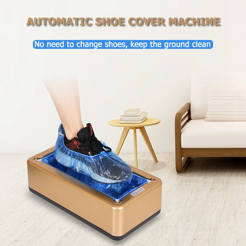 Intelligent Shoe Cover Dispenser Automatic Shoes Cover Machine Household Office Hotel Stepping Disposable Shoe Boot Film Machine