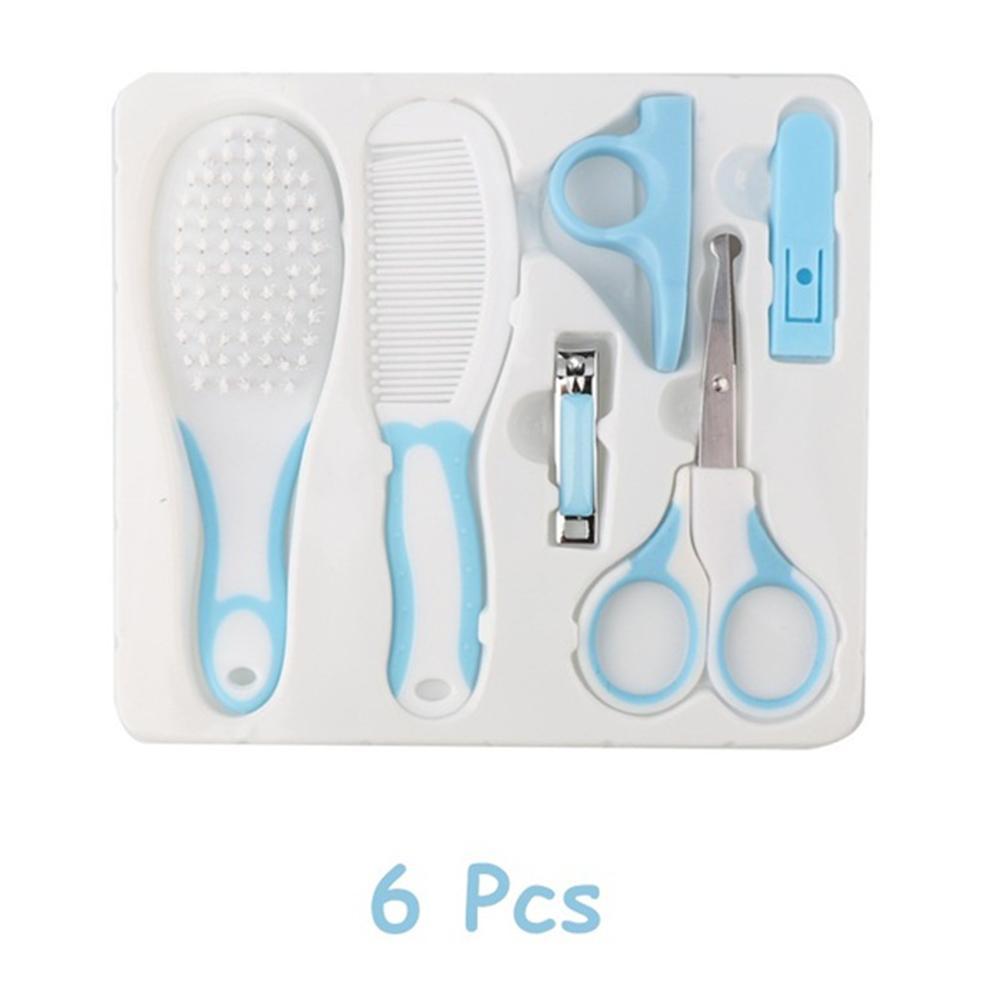 6/8/10/13pcs Bambino Assistenza Sanitaria Kit Lucidatore Del Chiodo Strumento Bambino Dei Capelli Portatile di Sicurezza Clippers Forbici chiodo Insieme di Spazzola Pettine Riparazione U3V3: Default Title