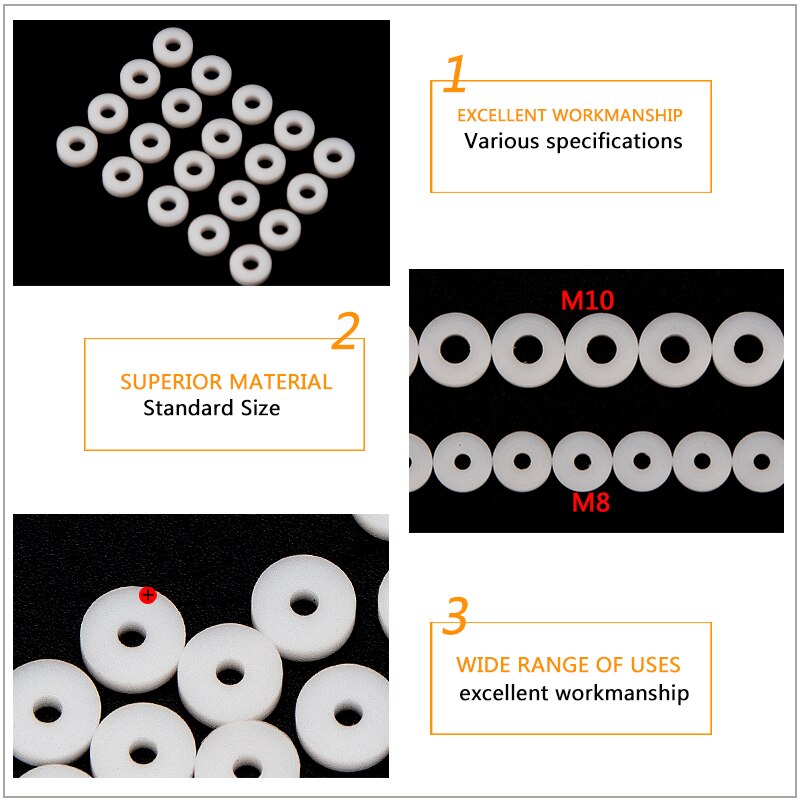 High Pressure PTFE M8 M10 O-Ring Gasket Air Seal Sealing for Mini Gauge Quick Fittings Coupler Socket