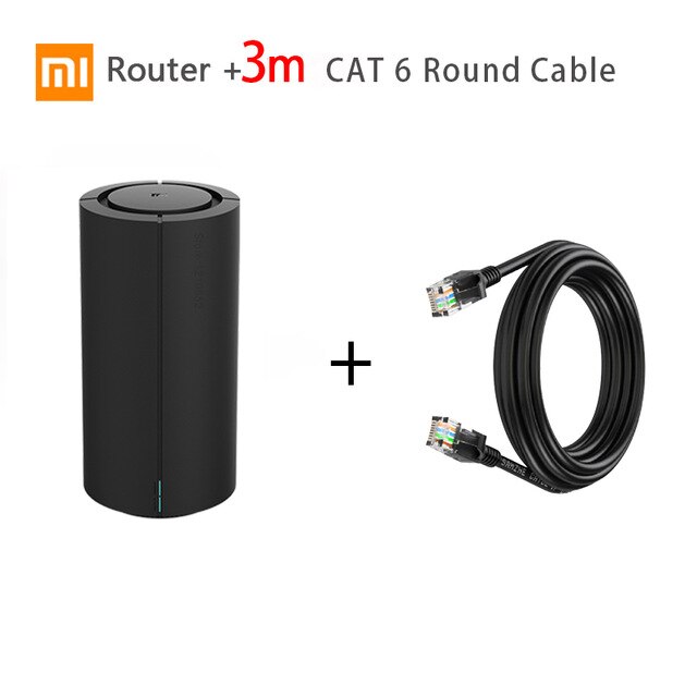 Xiaomi AC2100 Router 2033 mb/s 4 anteny 2.4G/5G dwuzakresowy pełny Gigabit Port sieciowy wzmacniacz sygnału wzmacniacz sygnału wi-fi: Add EU Adapter / Add 3m CAT 6 Cable