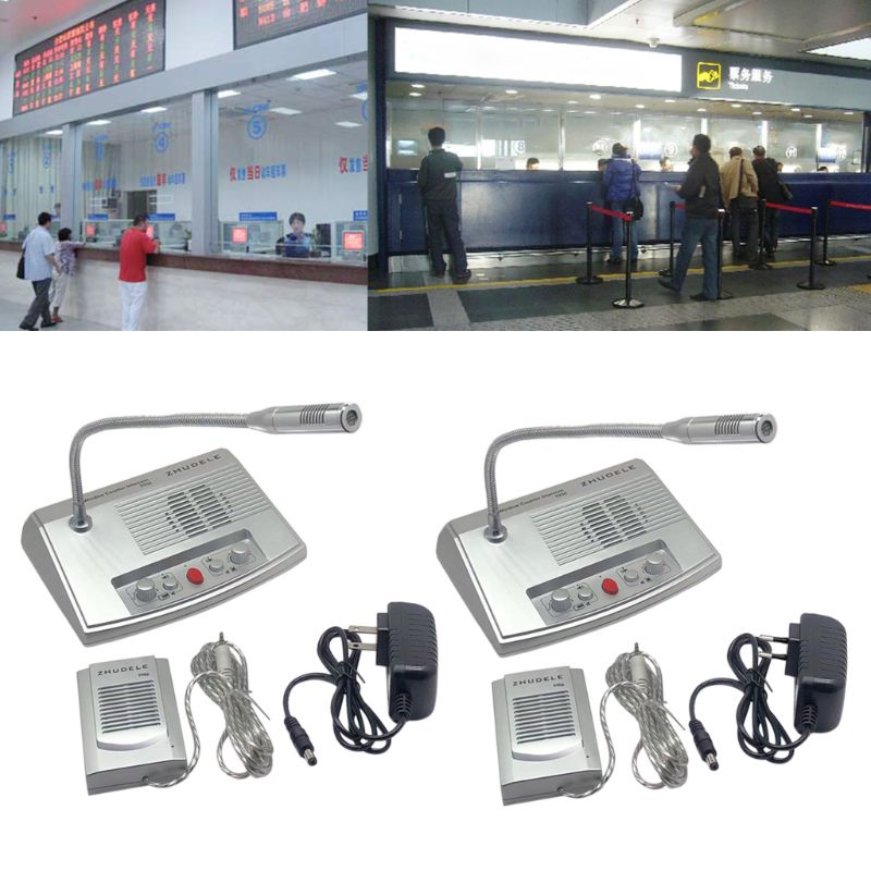 2 Way Window Intercom System Bank Counter Interpho... – Grandado