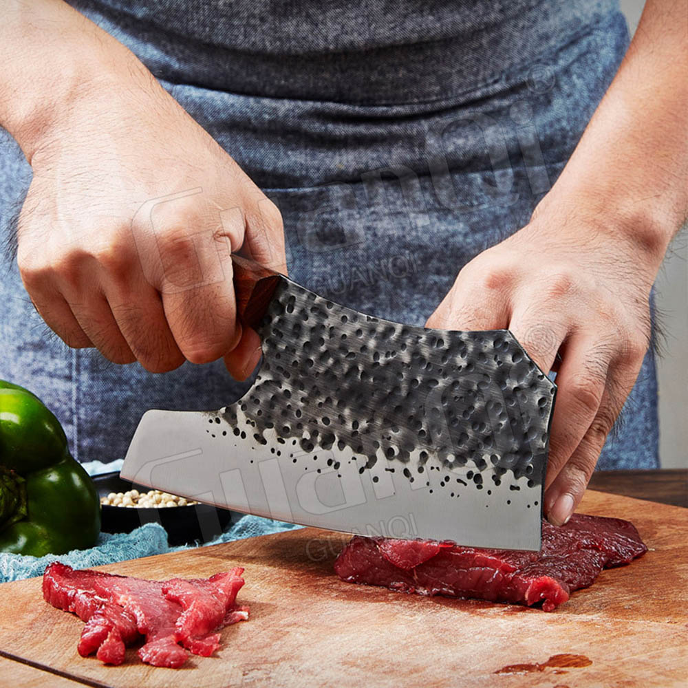 Forged Kitchen Knife Meat Cleaver Butcher Knife Boning Knife Chopping Slicing Knives Fishing Knife Outdoor Cooking Cutter