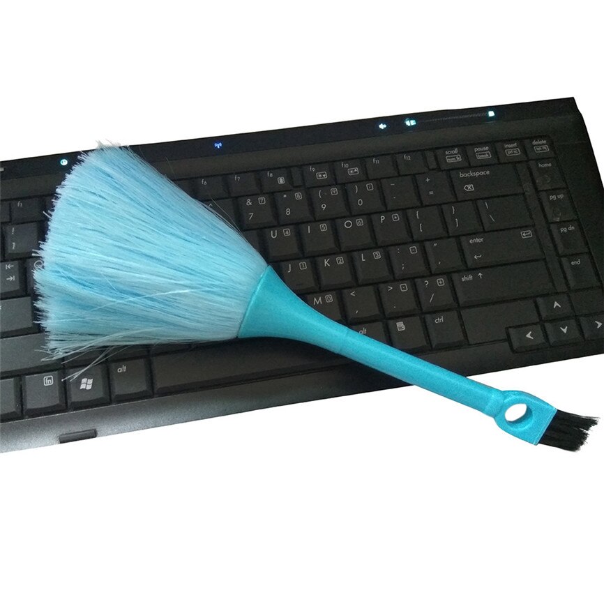 Multi-Function Mini Keyboard Vehicle Anti-Static Dust Brush Desktop Sweeper Cleaning Home Dusting Brush May#5