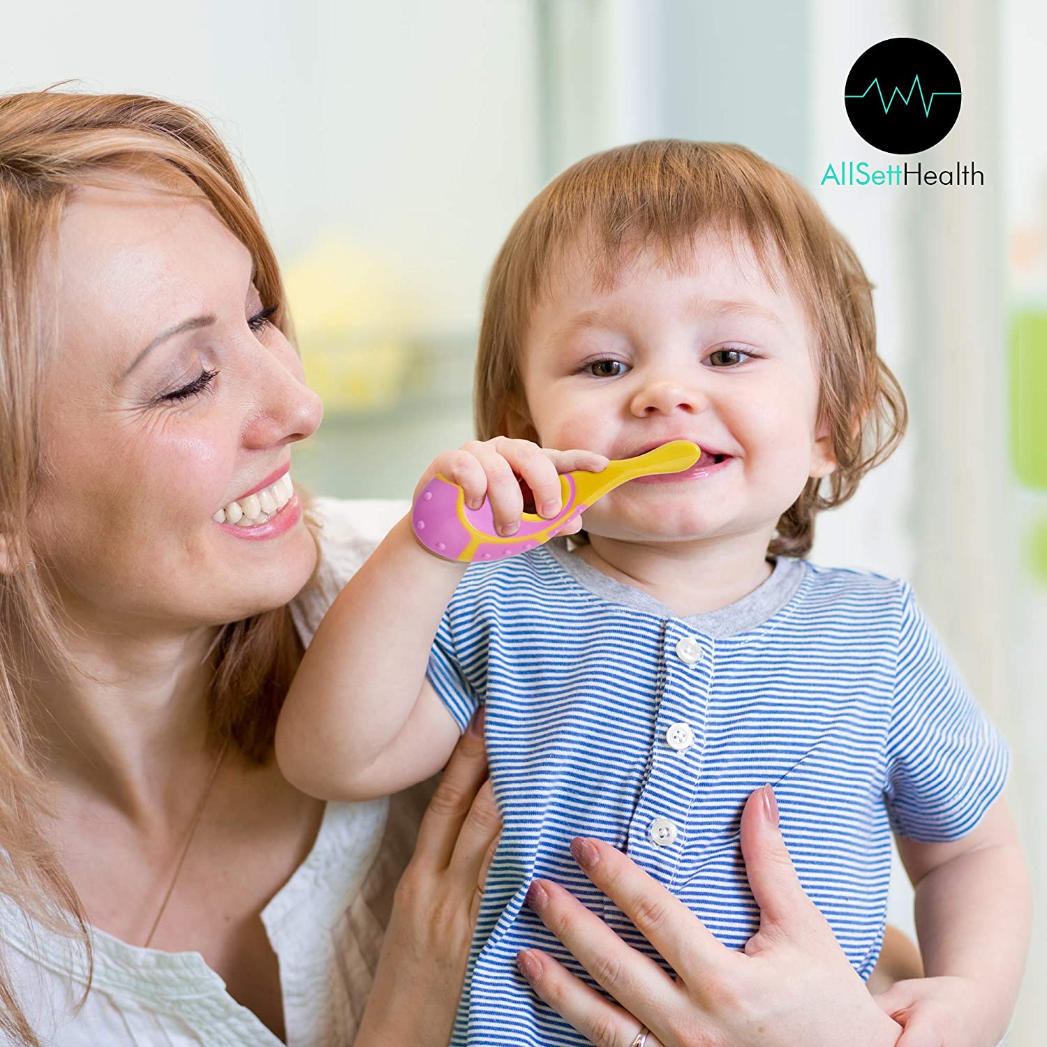 2Pcs Childrens Bucket Soft Bristle Toothbrush, Non Slip Handle, Large End Ultra Dense Soft Bristle Toothbrush, for Kids Gum Care