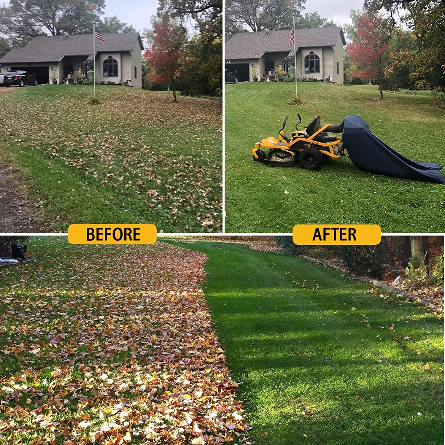 Traktorek robić koszenia trawy kosiarka robić przechowywania liści worek robić przechowywania śmieci worek robić czyszczenia liści pokrowiec ogrodowy odpady Dispo ciężki worek na liście