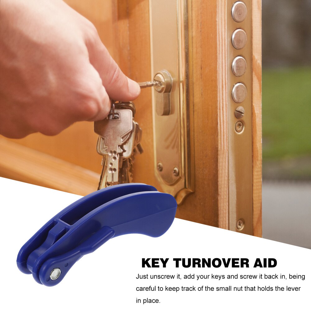 Key Aid Turner Holder Door Opening Assistance Kit with Grip for Arthritis