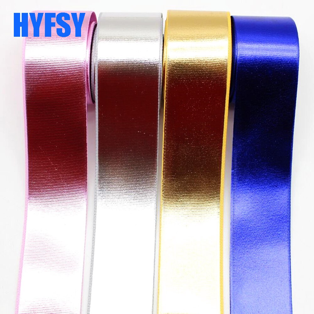 1-1/2 38mm zilveren lint 10 meter diy handgemaakte materiaal wikkel hoofdtooi grosgrain