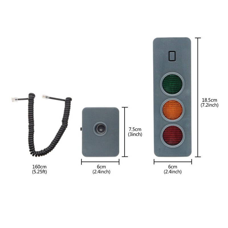 Sikker belysning parkeringssystem hjælp afstand stop-hjælp guide sensorsæt til hjemmegarage und