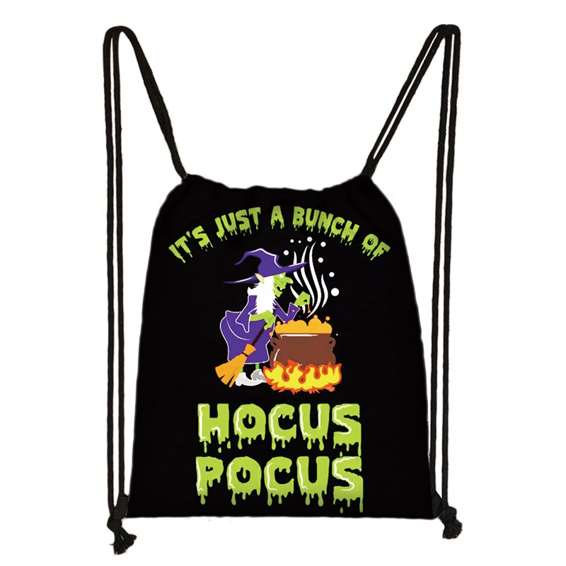 Mochila De Viaje de 666 / Satan / Witch Hocus Pocus para hombre y mujer, bolso de compras de lona, mochila de Estudiante: skdnw20