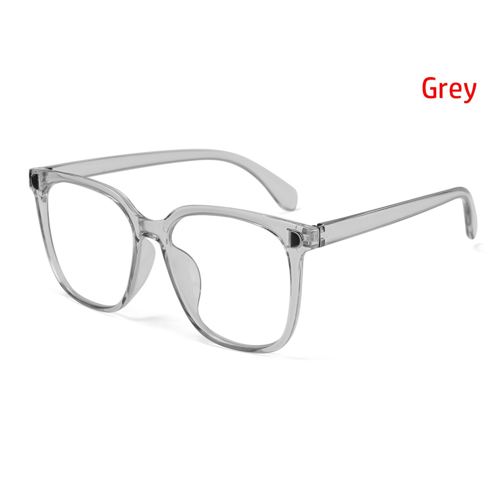 Lunettes Anti-rayon bleu, montures de lunettes optiques, ordinateur de jeu, bloquant la lumière bleue, monture ronde transparente: Type 3-Grey